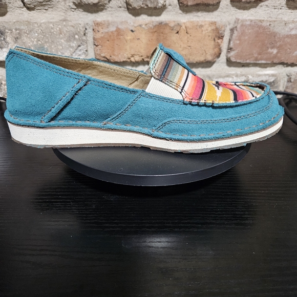 Ariat Turquoise Multicolor Women's Loafers - Picture 5 of 7